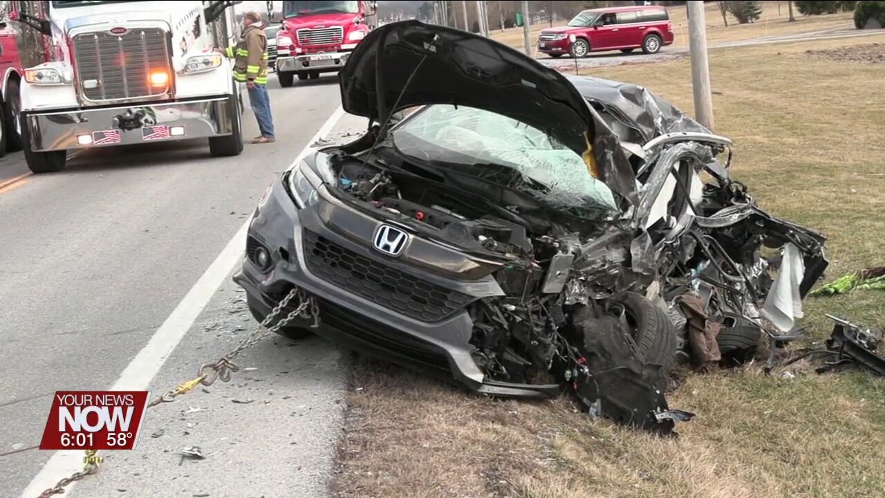 Ohio State Highway Patrol investigating crash on 117 that sent two to the hospital
